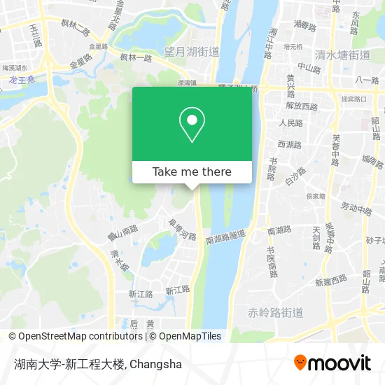 湖南大学-新工程大楼 map