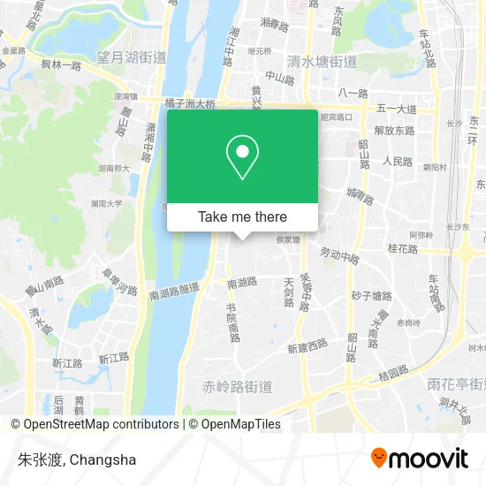朱张渡 map