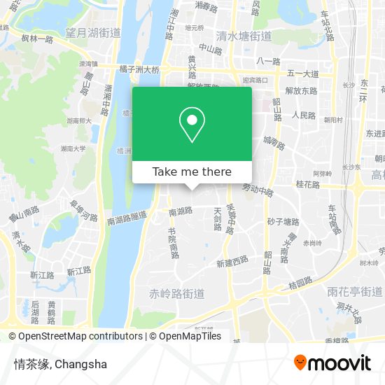 情茶缘 map