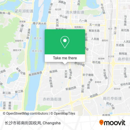 长沙市裕南街国税局 map