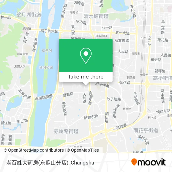 老百姓大药房(东瓜山分店) map
