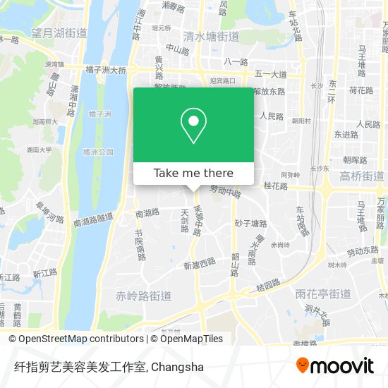 纤指剪艺美容美发工作室 map