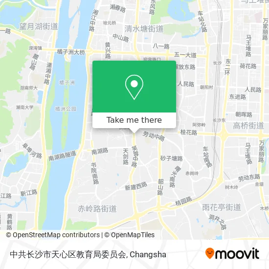 中共长沙市天心区教育局委员会 map