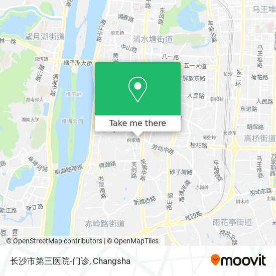 长沙市第三医院-门诊 map