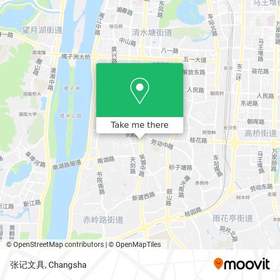 张记文具 map
