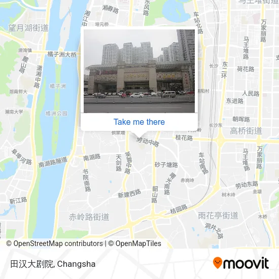 田汉大剧院 map