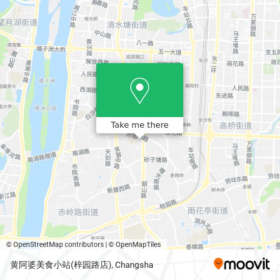 黄阿婆美食小站(梓园路店) map