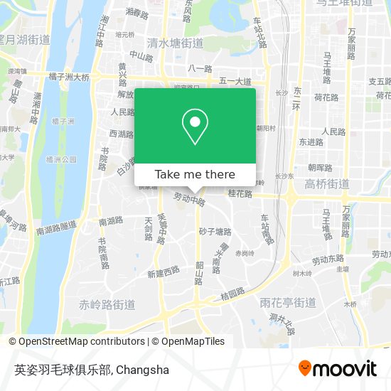 英姿羽毛球俱乐部 map