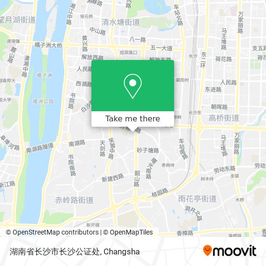 湖南省长沙市长沙公证处 map