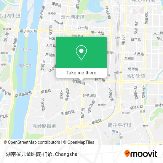 湖南省儿童医院-门诊 map