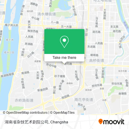 湖南省杂技艺术剧院公司 map