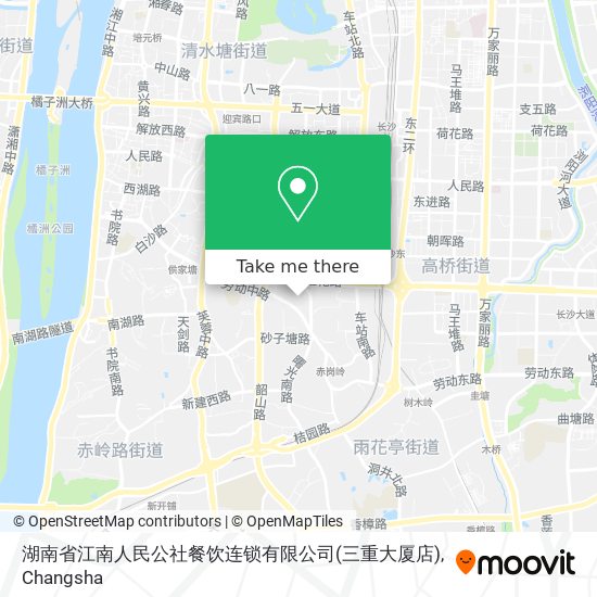 湖南省江南人民公社餐饮连锁有限公司(三重大厦店) map