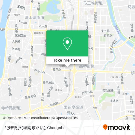 绝味鸭脖(城南东路店) map