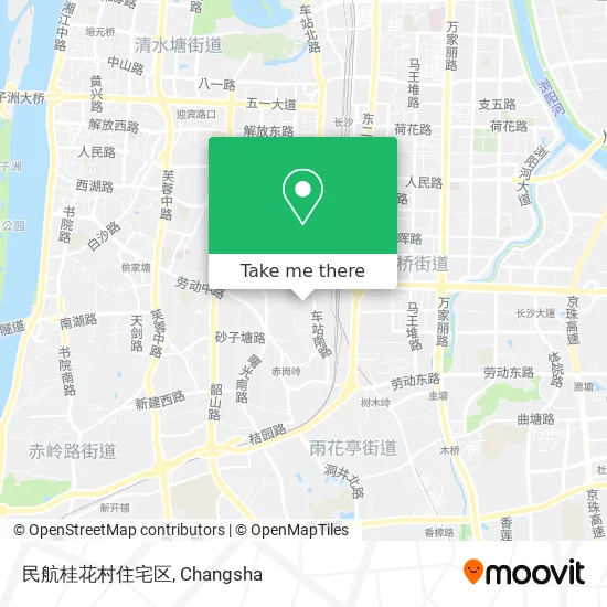 民航桂花村住宅区 map