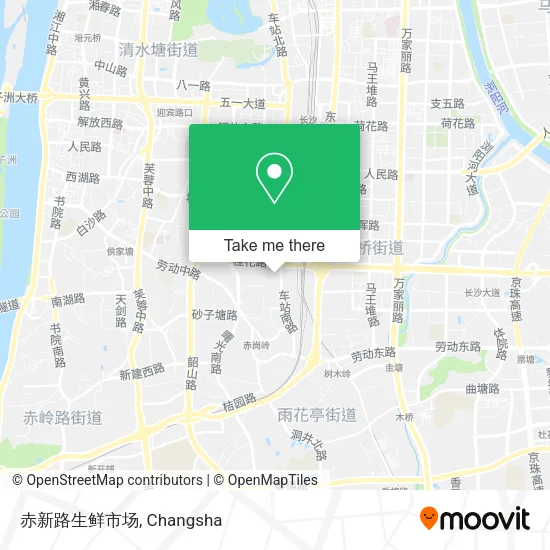 赤新路生鲜市场 map