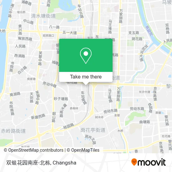 双银花园南座-北栋 map