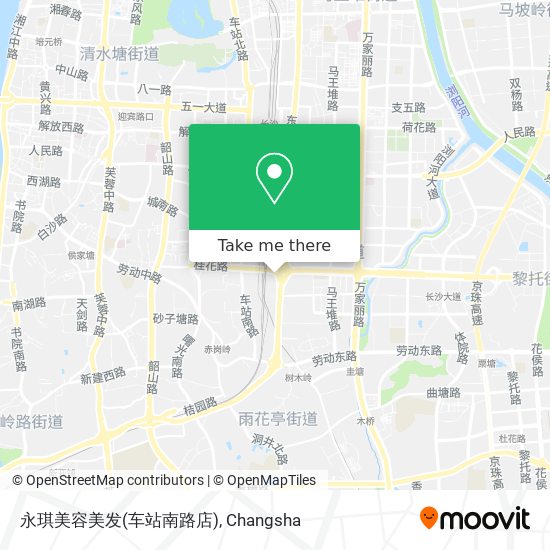 永琪美容美发(车站南路店) map