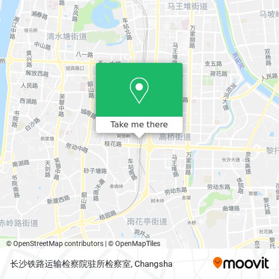 长沙铁路运输检察院驻所检察室 map