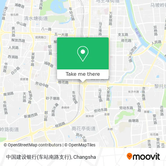 中国建设银行(车站南路支行) map