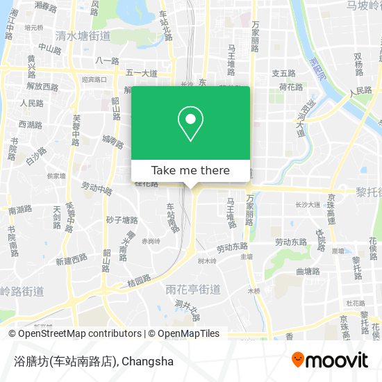 浴膳坊(车站南路店) map