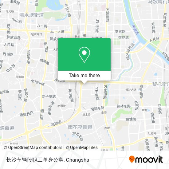 长沙车辆段职工单身公寓 map