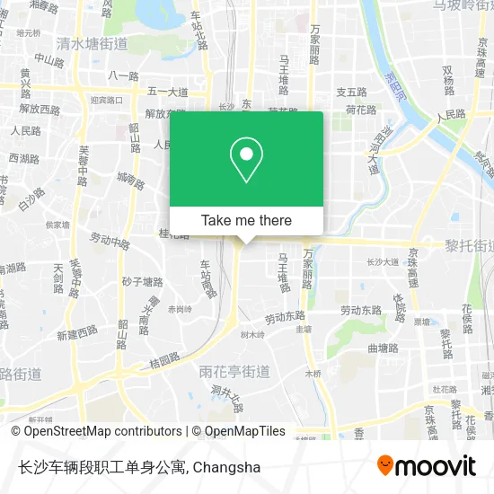 长沙车辆段职工单身公寓 map