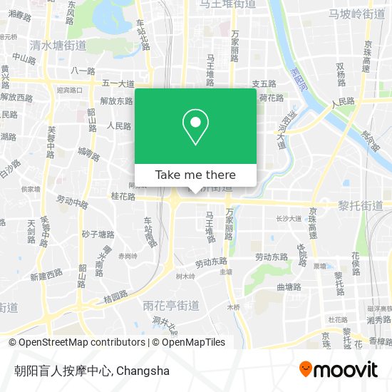 朝阳盲人按摩中心 map