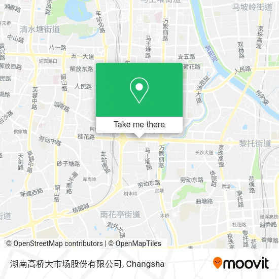 湖南高桥大市场股份有限公司 map