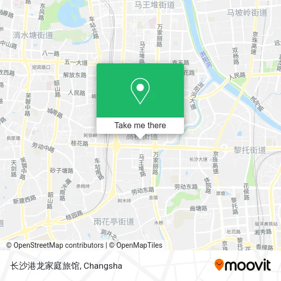 长沙港龙家庭旅馆 map