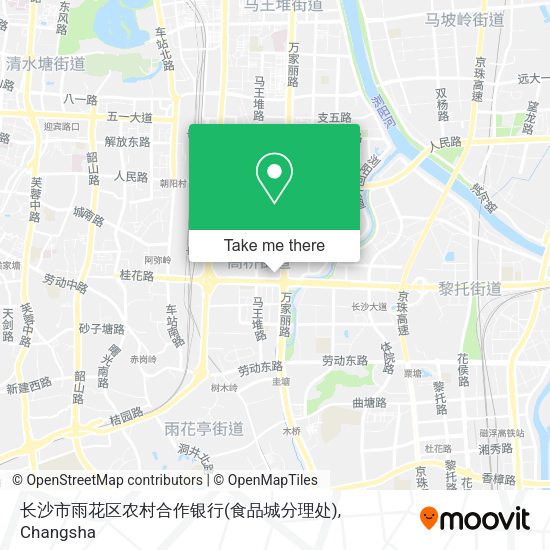 长沙市雨花区农村合作银行(食品城分理处) map