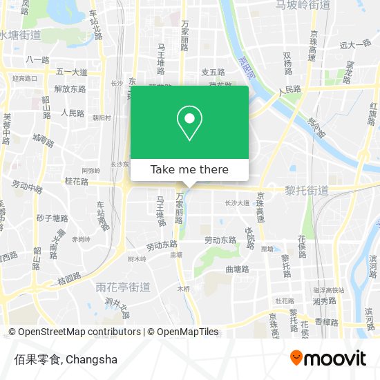 佰果零食 map