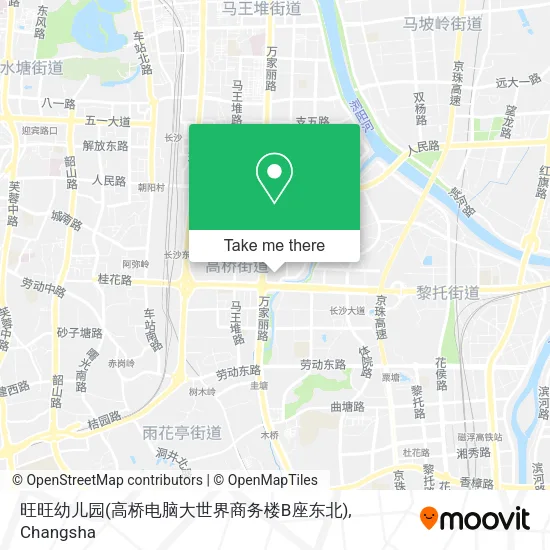 旺旺幼儿园(高桥电脑大世界商务楼B座东北) map