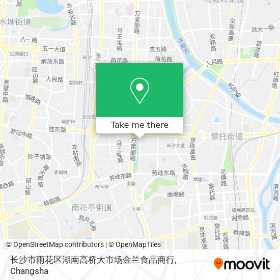 长沙市雨花区湖南高桥大市场金兰食品商行 map