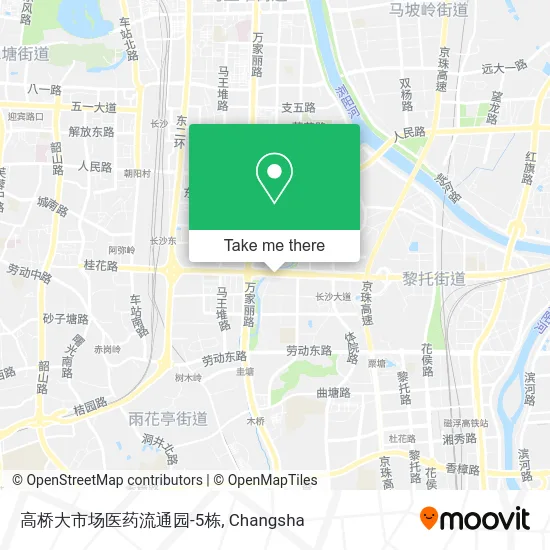 高桥大市场医药流通园-5栋 map