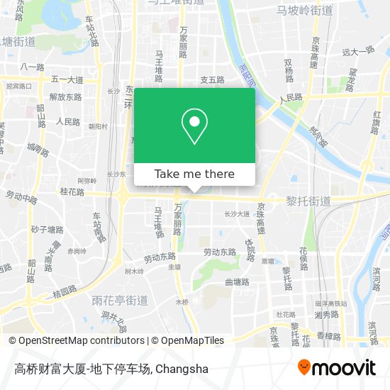 高桥财富大厦-地下停车场 map