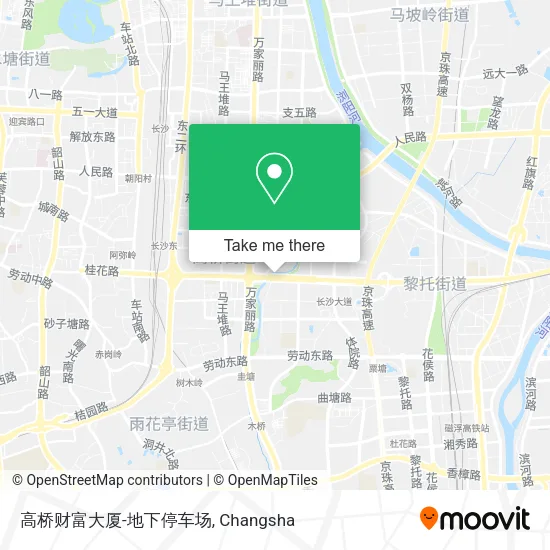 高桥财富大厦-地下停车场 map