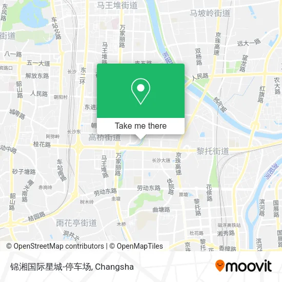 锦湘国际星城-停车场 map