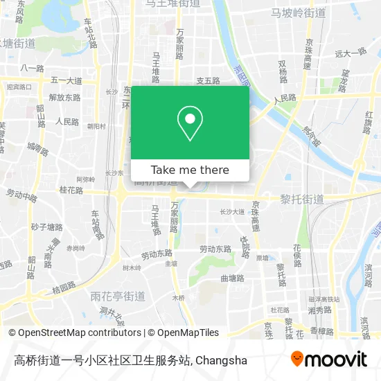 高桥街道一号小区社区卫生服务站 map
