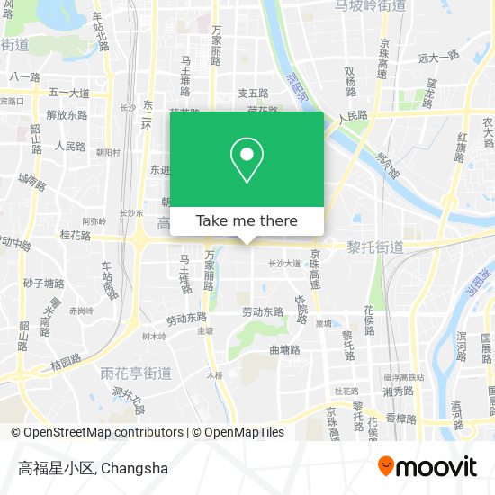 高福星小区 map