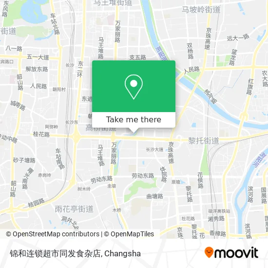 锦和连锁超市同发食杂店 map