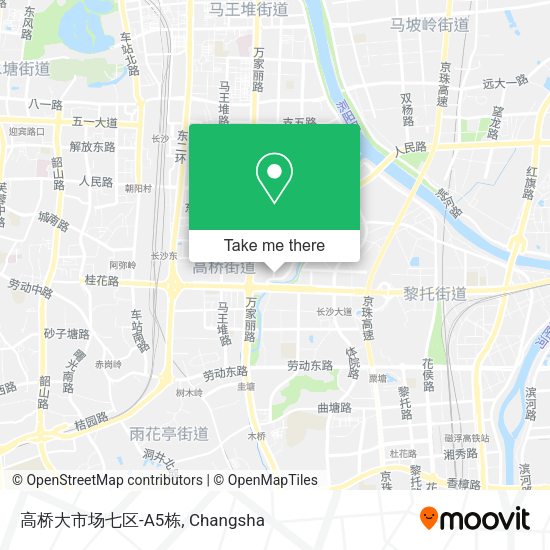 高桥大市场七区-A5栋 map