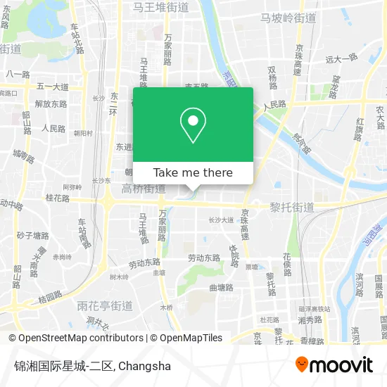 锦湘国际星城-二区 map