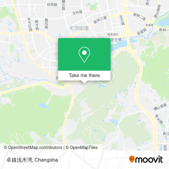 卓越浅水湾 map