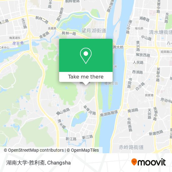 湖南大学-胜利斋 map