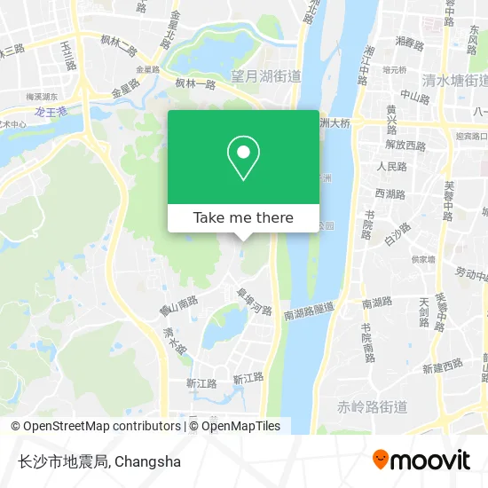 长沙市地震局 map