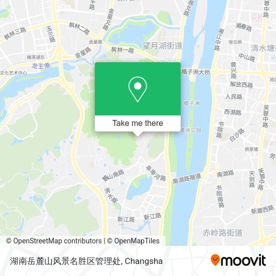 湖南岳麓山风景名胜区管理处 map