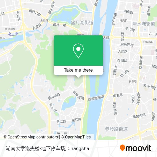 湖南大学逸夫楼-地下停车场 map