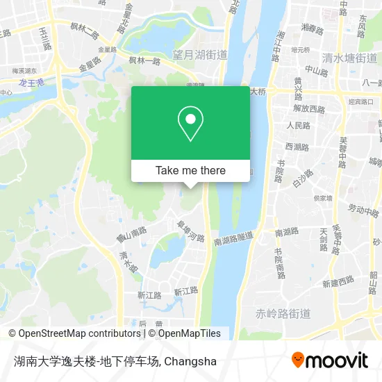 湖南大学逸夫楼-地下停车场 map