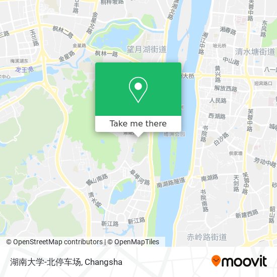 湖南大学-北停车场 map