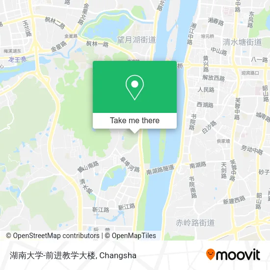 湖南大学-前进教学大楼 map